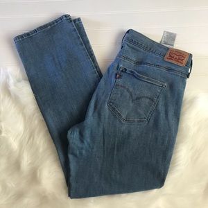 Levi’s Slimming Straight Jeans Stretch Denim Jeans